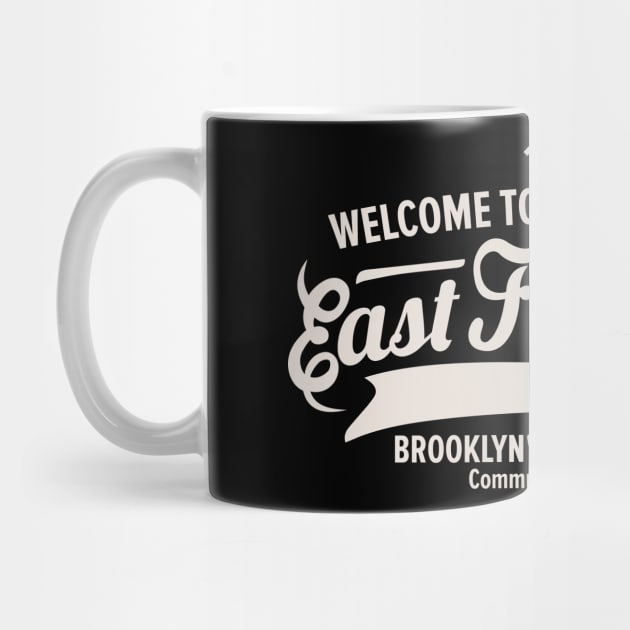 New York Brooklyn - East Flatbush Brooklyn Schriftzug - East Flatbush Logo by Boogosh